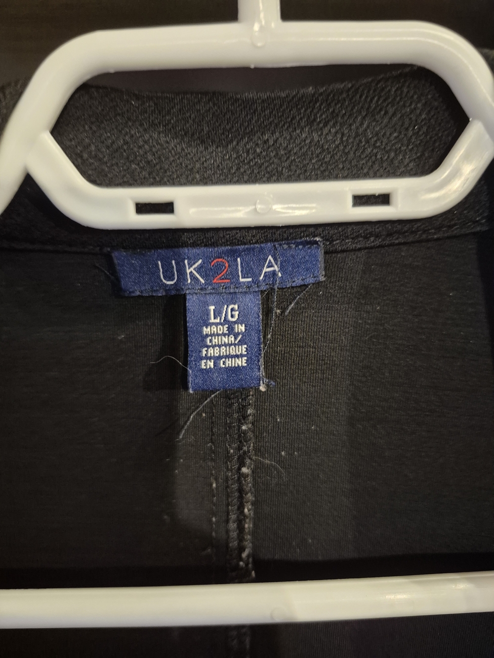 UK2LA Black Moto-Style Blazer with Gold Hardware - Picture 2 of 2